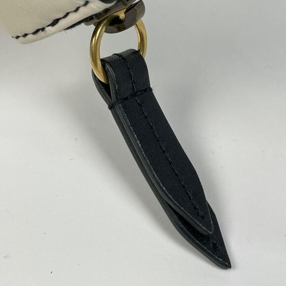 Gucci Ggmarmont Long Wallet Bicolor Heart Double G Long Leather Black White - Picture 5 of 8